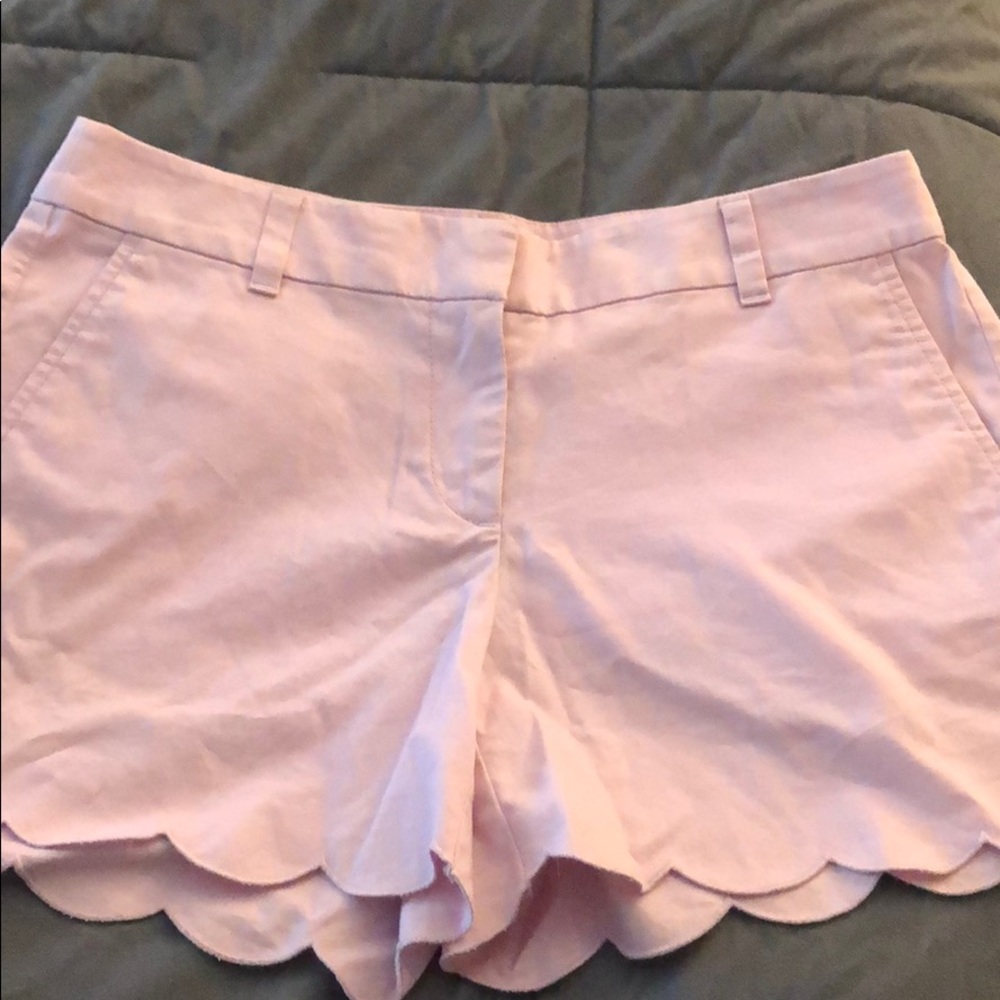 Scalloped Loft Shorts